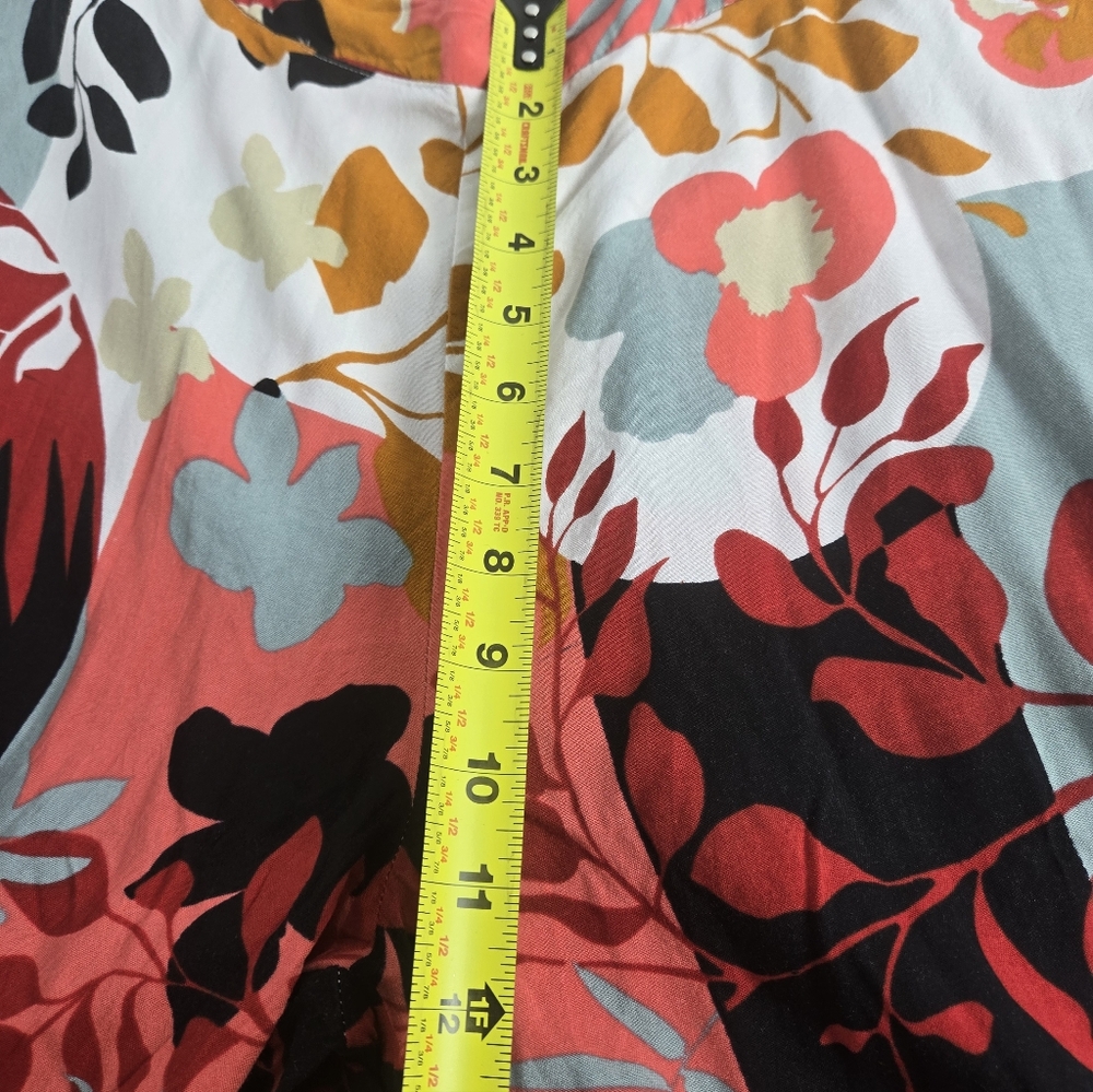 Colorful Abstract Patterned Pullon Pants 1X - Picture 7 of 10